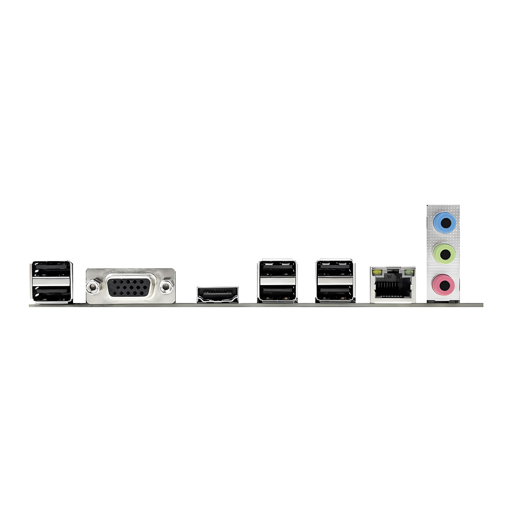 MOUGOL H61M Gaming Motherboard M.2 NVME PCIEx16 DVI Supports Dual-channel DDR3 RAM Intel Core 2/3 Gen CPU LGA1155 for Desktop PC. 