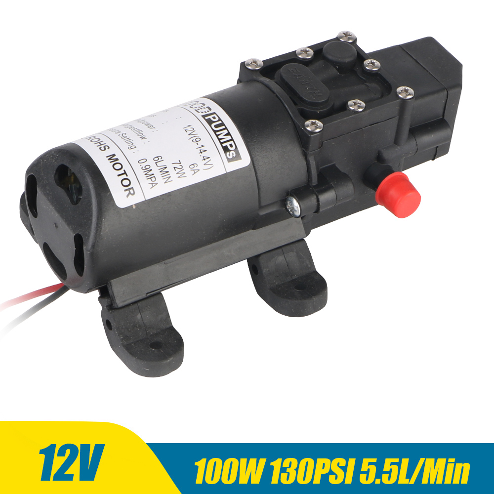 Plastic Mini Diaphragm Water Pump, 12V 0.48MPA 3.5L/Min, With - View #6