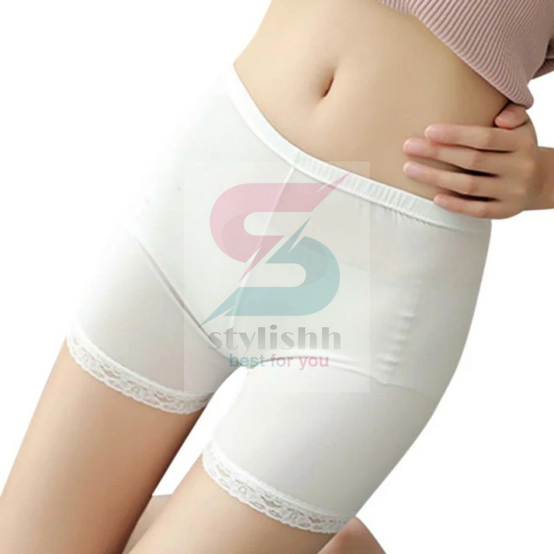 Women Thigh Short Pant-white: Buy 