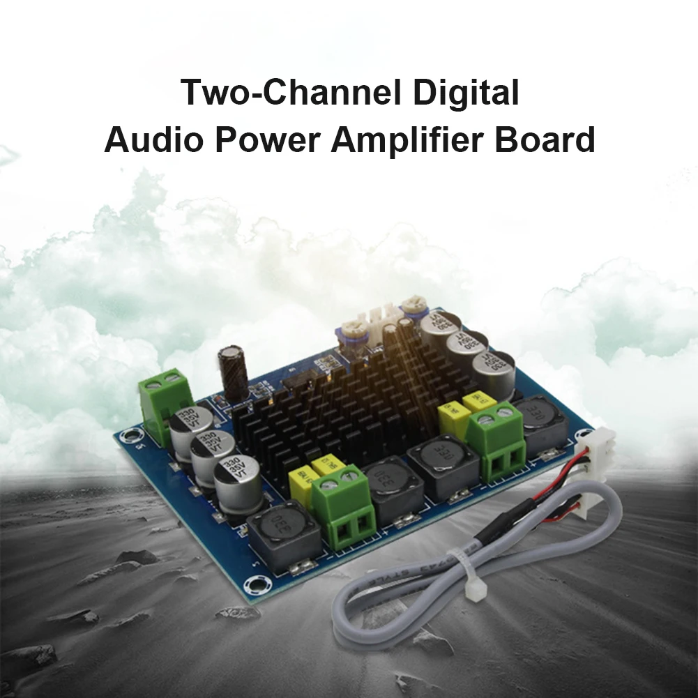 XH-M543 TPA3116D2 2*120W Dual Channel Digital Stereo Audio Power Amplifier Board High Power DIY 240W Amplificador Sound Board. 