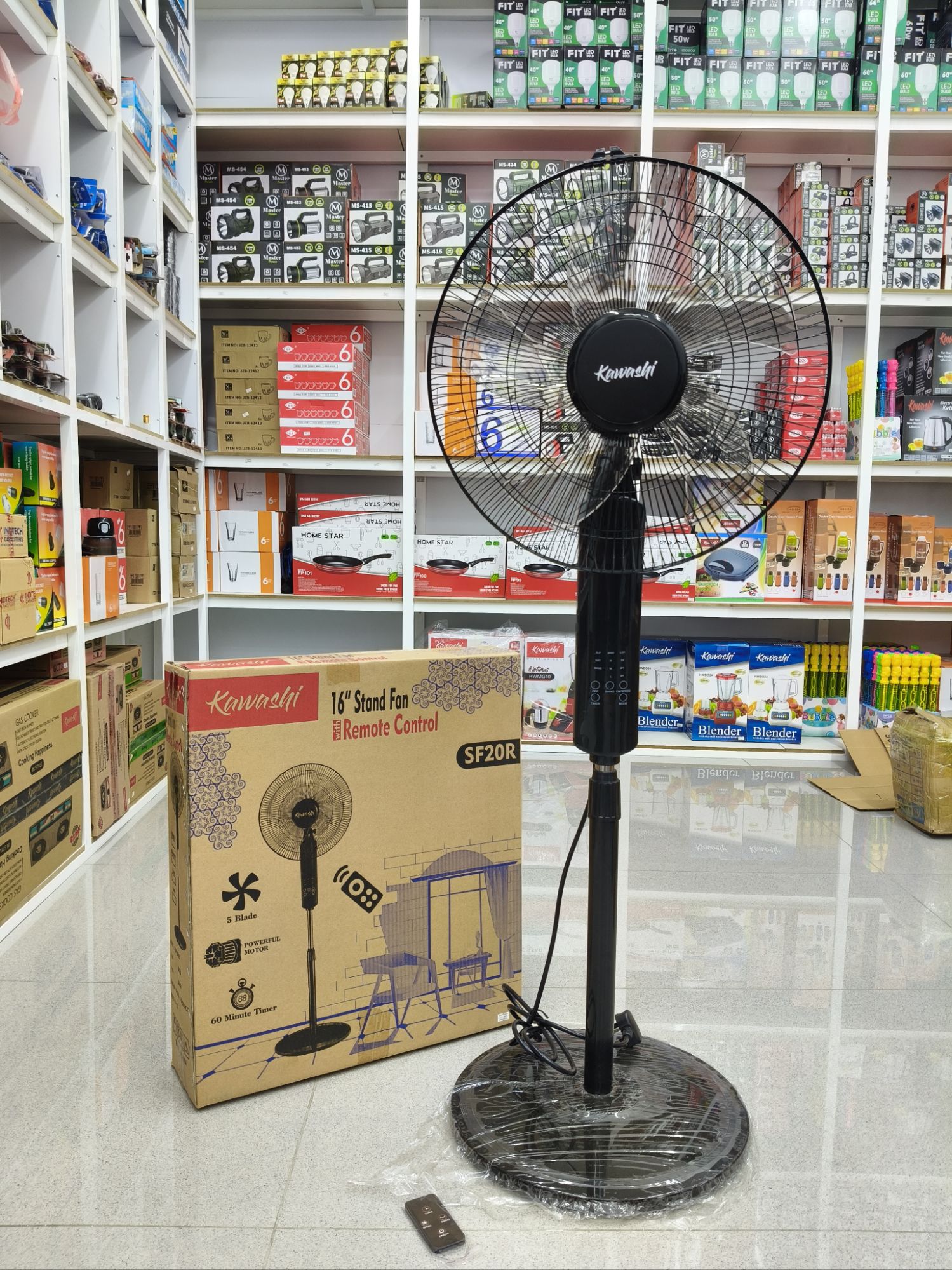 Stand Fan Kawashi Remote DF20R