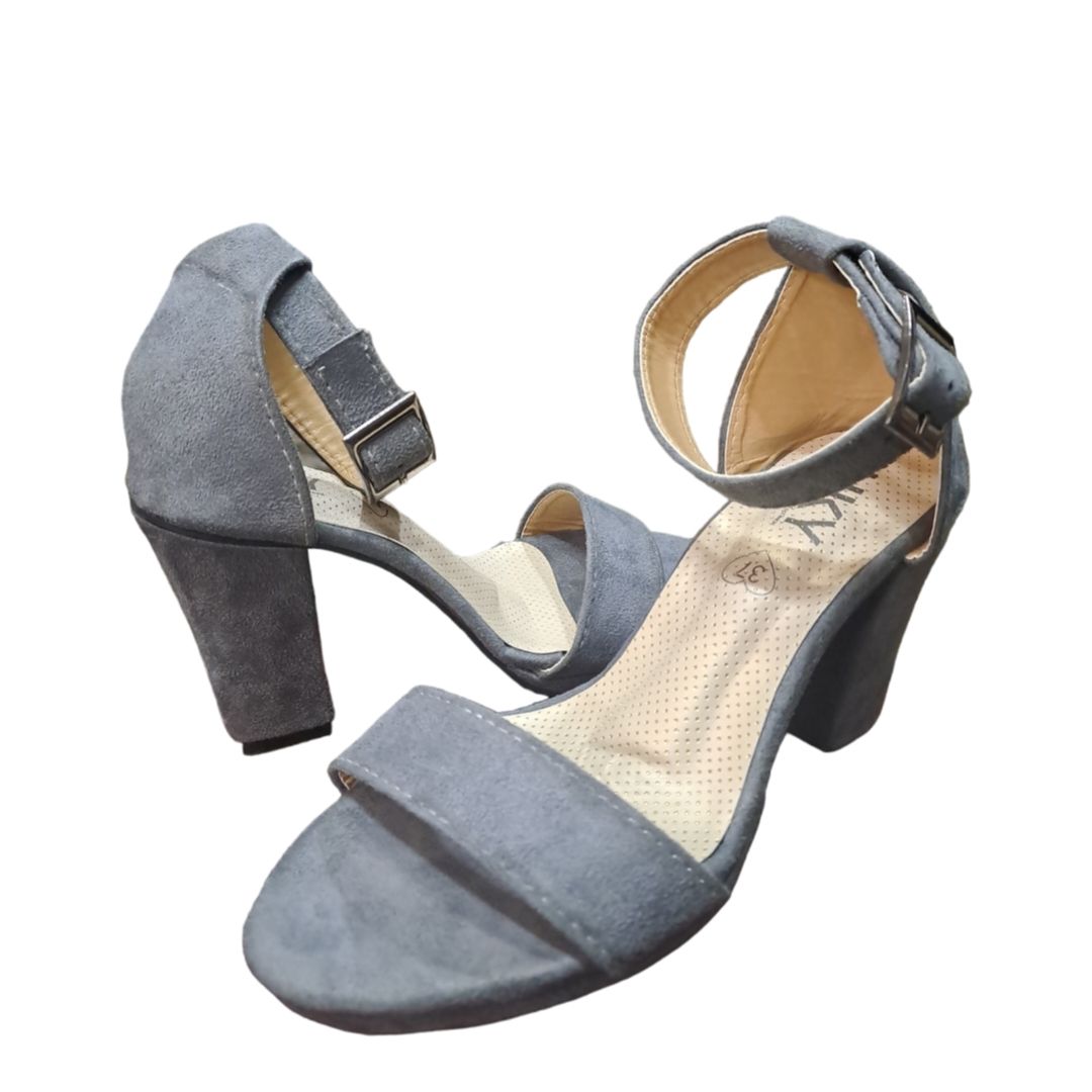 Buy online Grey Colour Hill Sandal from heels for Women by Soni Enterprises  for ₹300 at 0% off | 2024 Limeroad.com