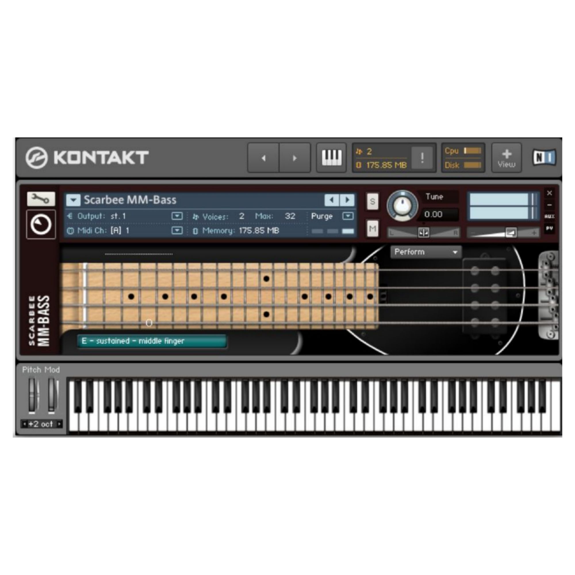 Scarbee MM Bass Kontakt Library. 