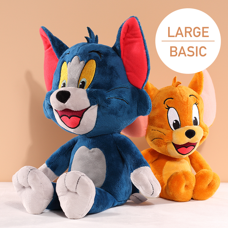 Tom And Jerry Plush Toy Cartoon Movie Cat Tuffy Nibbles Mouse Plushies Stuffed Animals Soap Action Figure Studio Doll Toys. 