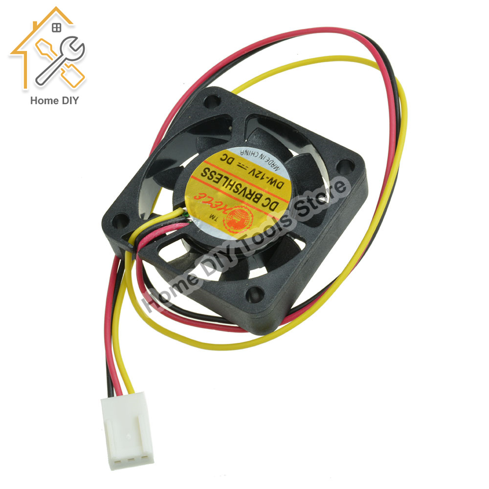 4010 Fan 12v 0.1A 40mm fan 2/3 Pin Oil Fan Dual Ball Bearing Cooler Cooling Fan 3d Printer Parts 4010 40*40*10mm. 
