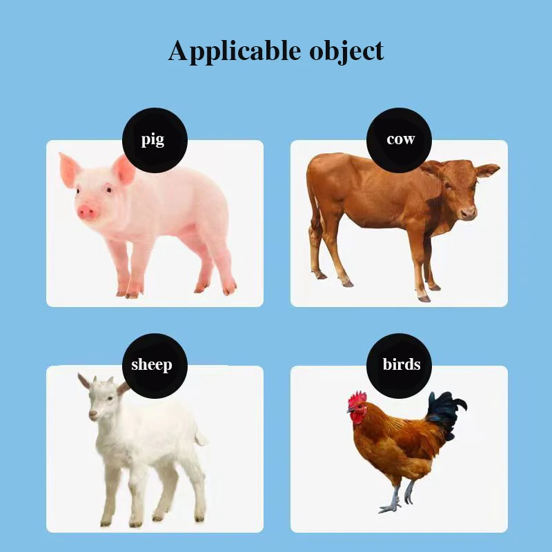 NEW Livestock Poultry Pigs Chickens Fleas Ticks Blood-sucking Worms Internal and External Deworming  Anti-inflammatory tablets. 