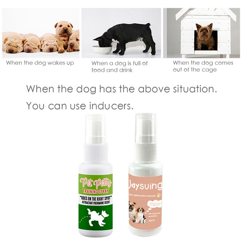 30ML Dog Spray Inducer Dog Toilet Training Puppy Positioning Defecation Pet supplies. 