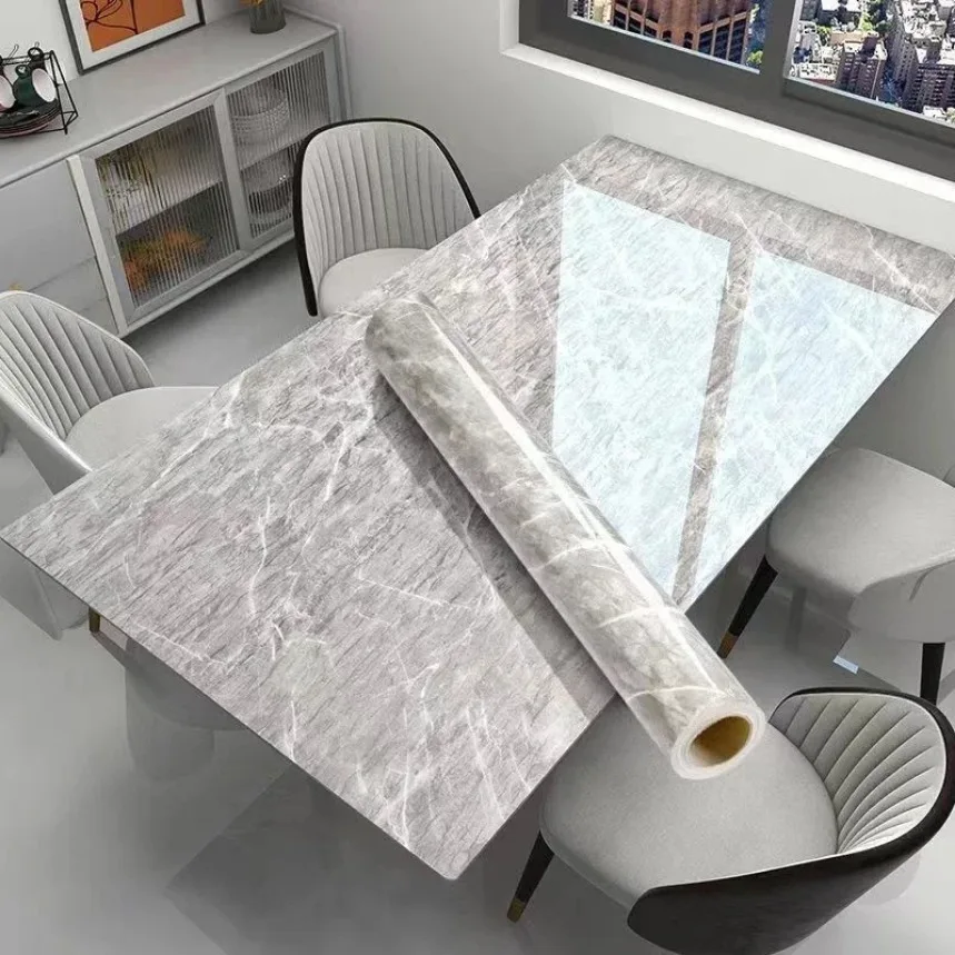 Bathroom Vinyl Marble Self Adhesive Wallpaper Waterproof Wall Stickers ...