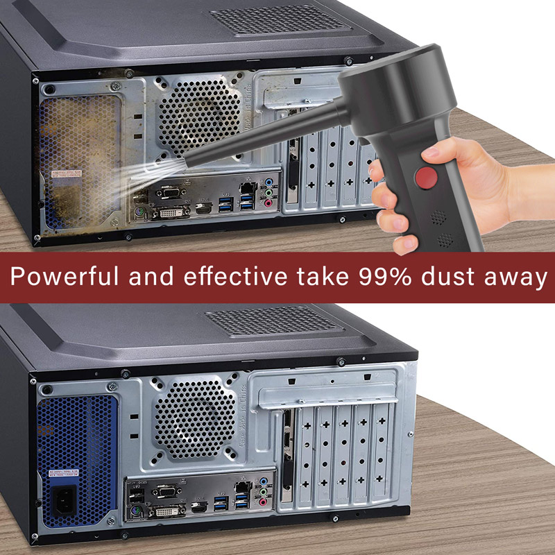 Compressed Air can for computers ,Electric Air Blower Computer Cleaning,Cordless Air Dust Cleaner for PC Keyboard Crumbs. 
