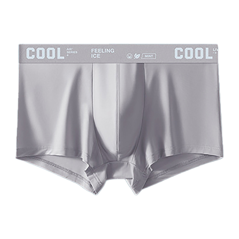 1Pcs Boxer Shorts Men's Underwear Ice Silk Underpants Sexy Panties 3A Antibacterial Breathable Elastic Lingerie Plus Size L-6XL. 