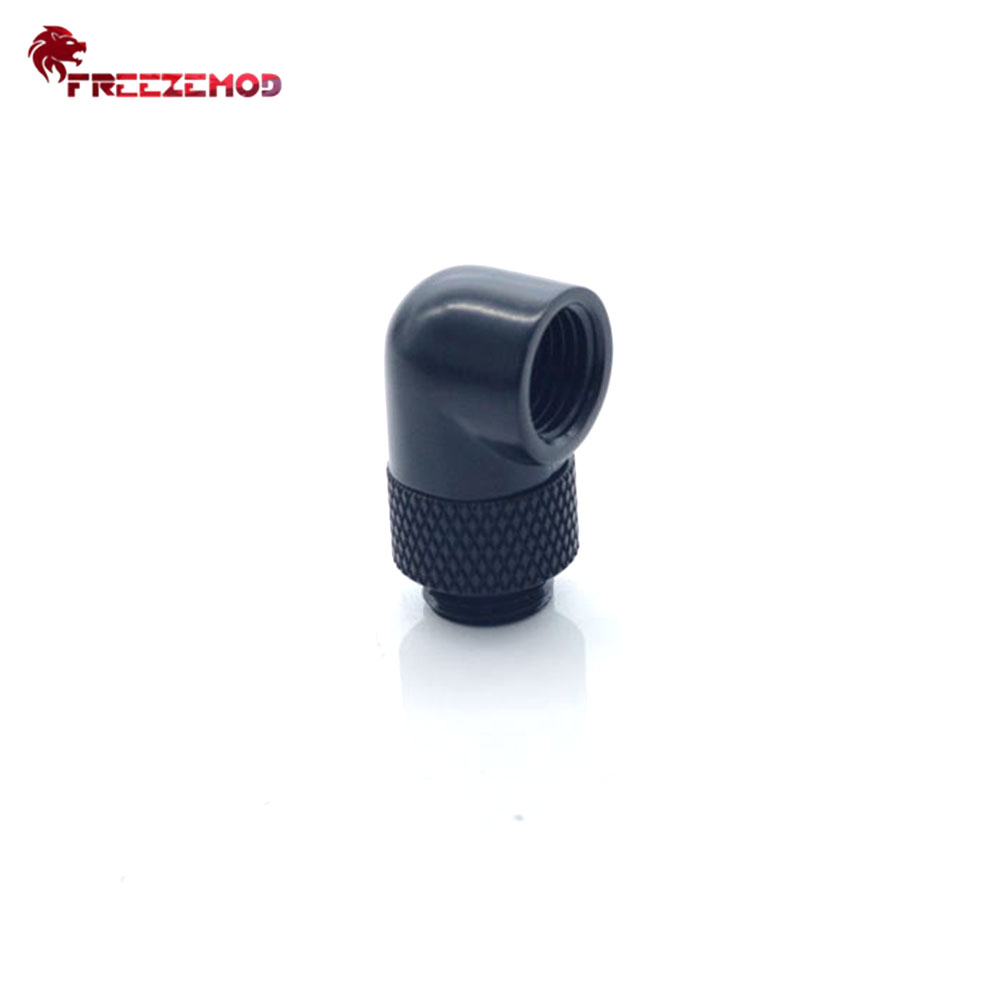 Raccordo Rotante 90 Gradi FreezeMod Raccordo Rotante 90 Gradi G1/4 Per Water Cooling - Maschio/femmina, Ottone Nero, Nuovo FreezeMod Raccordo Water Cooling FreezeMod - Foto 10
