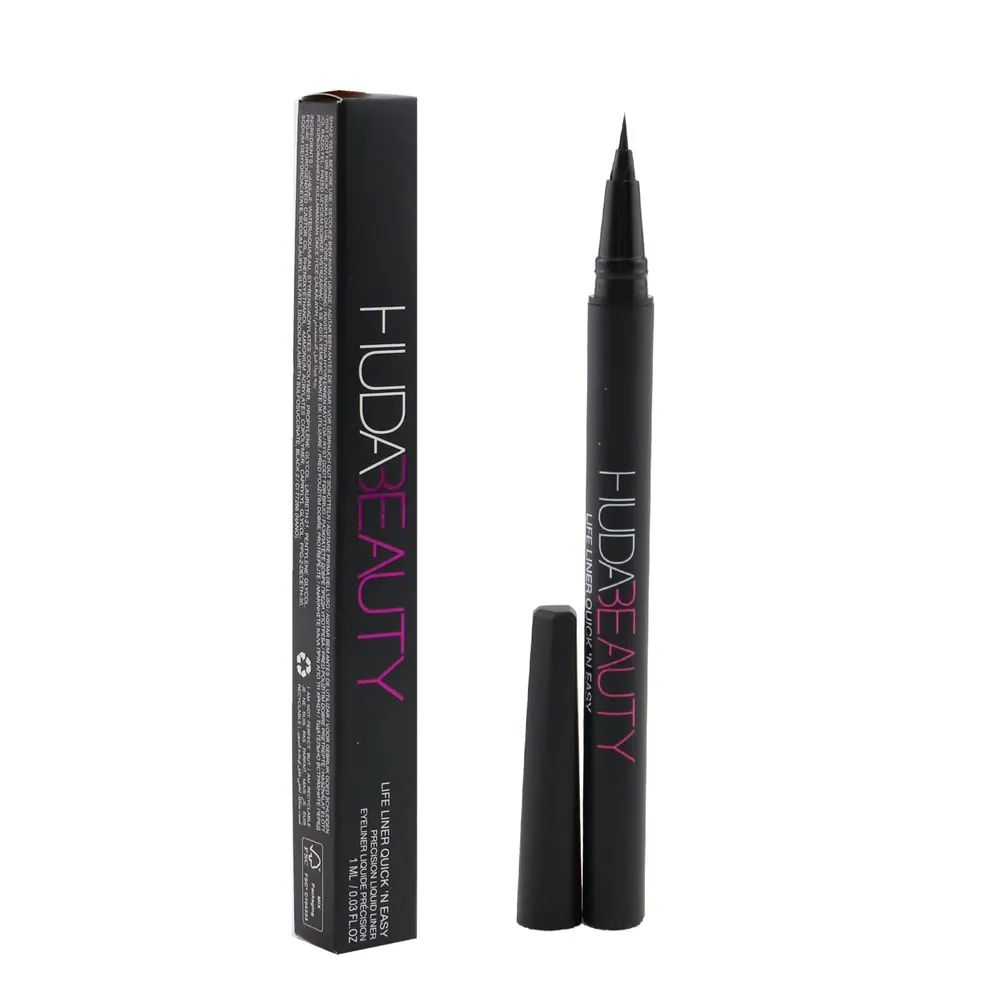 Hudha Beauty Sketch Pen Waterproof Liquid Eyeliner Pencil - Black - First
Copy. 