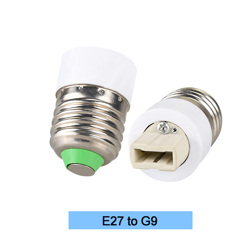 1-6PCS E27 E14 B22 Male To E12 E17 GU10 G9 MR16 GU10 Female Lamp Base Lamp Holder Converter Socket Adapter For LED Bulb light. 