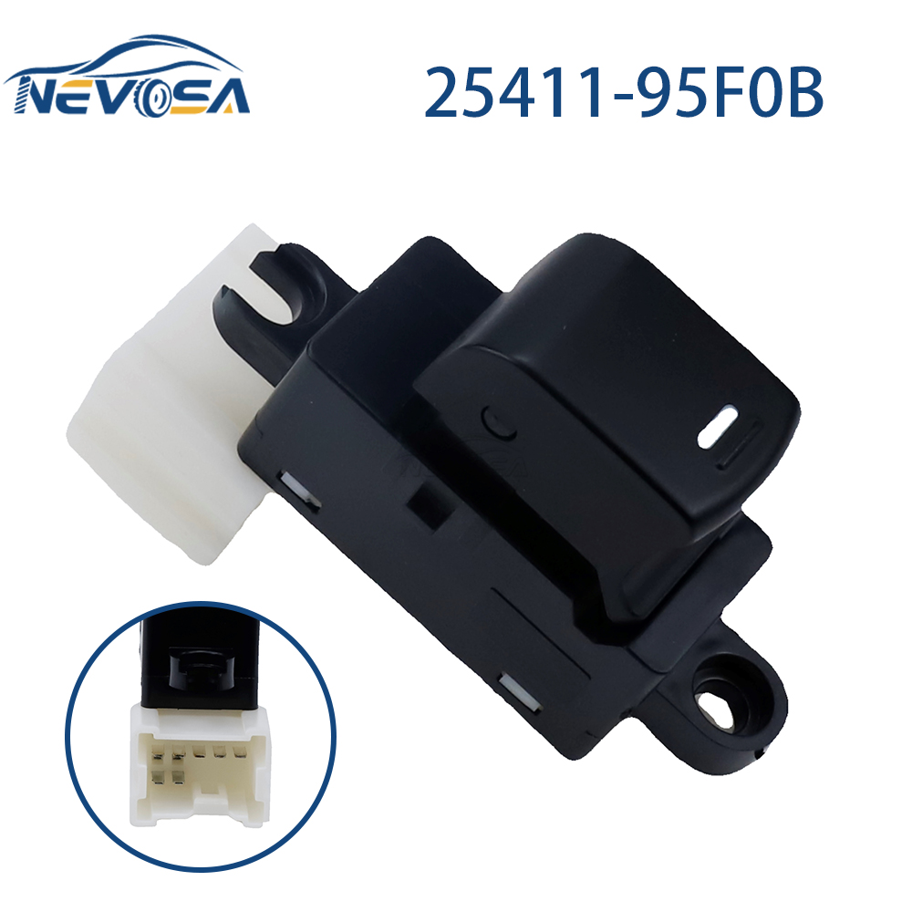 Power Window Switch For Nissan Navara D40, Qashqai, Pathfinder (2004-2016) – Left Front