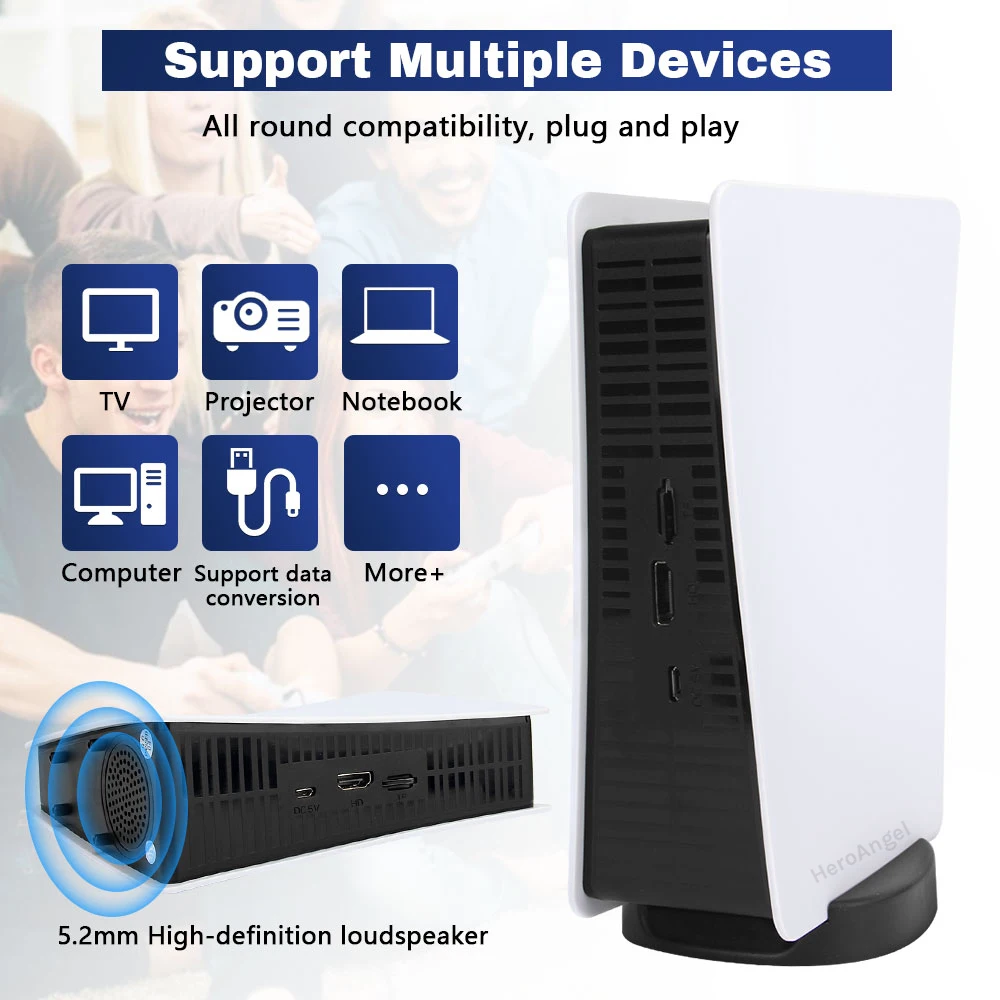 M5 Video Game Console 4K Retro TV Box 20000 Games 2.4G Wireless Controllers For PS1/CPS/FC/GBA Arcade Gaming Built-in Speaker. 
