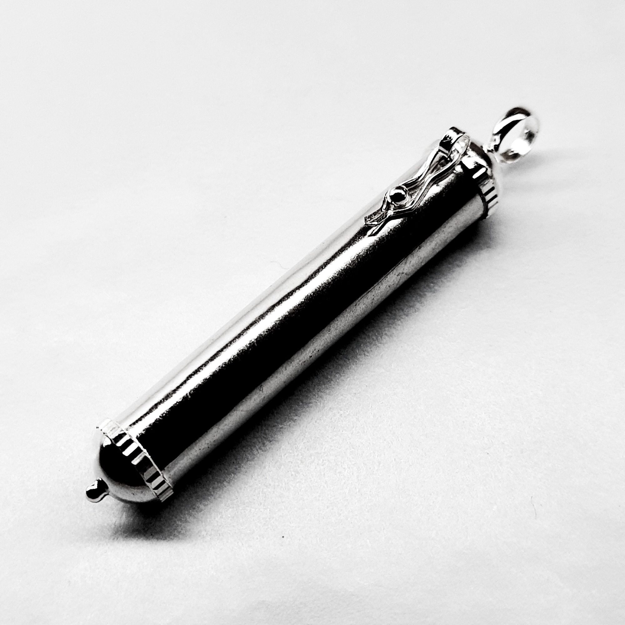 Silver  1.5 Inch Amulet Pendent Yanthra Sura