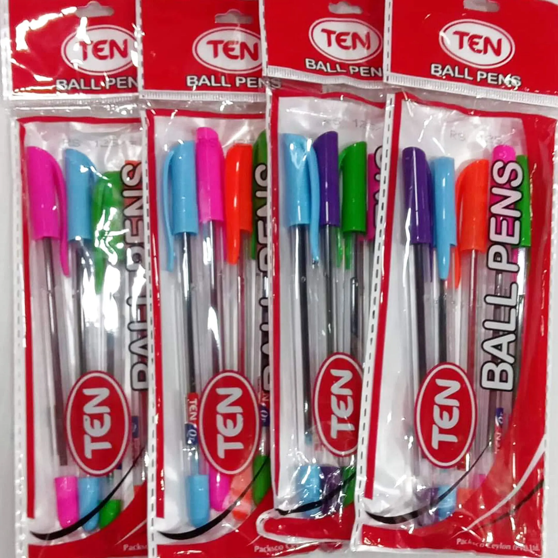 Stylish Trends Multicolor Ball Pen Set Pack of 10 SKU 22028