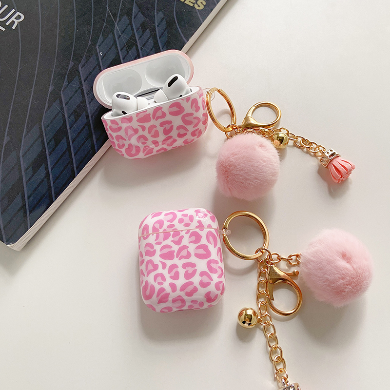 Plush ball Pendant Protector for Apple Airpods 1 2 3 Wireless Earphone Silicone Protector for Airpods Pro 2 Earphone Soft Case. 