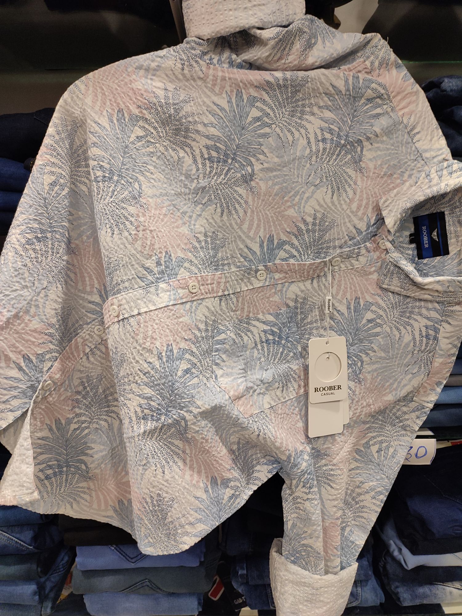 Men's popcorn shirt