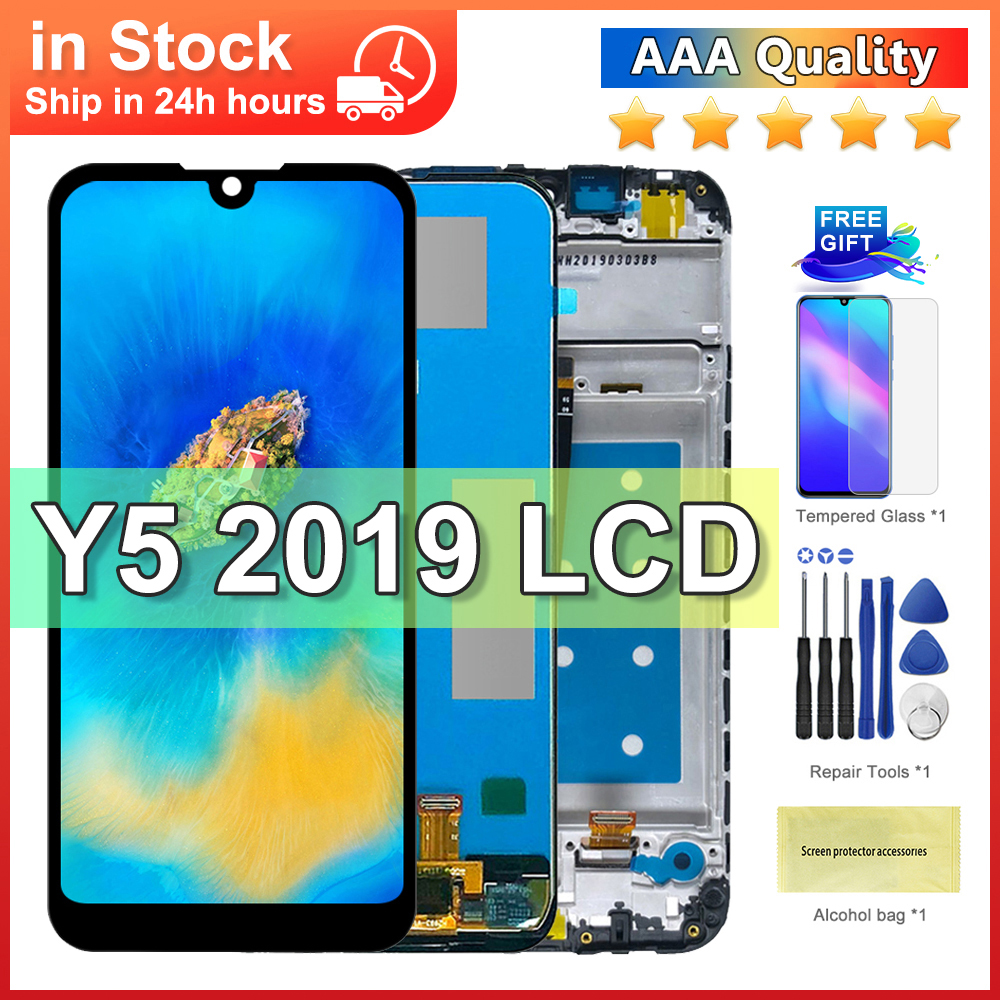 100% Tested For Huawei Y5 2019 LCD AMN-LX9 AMN-LX1 AMN-LX2 AMN-LX3 Display Touch Screen Digitizer Assembly with frame