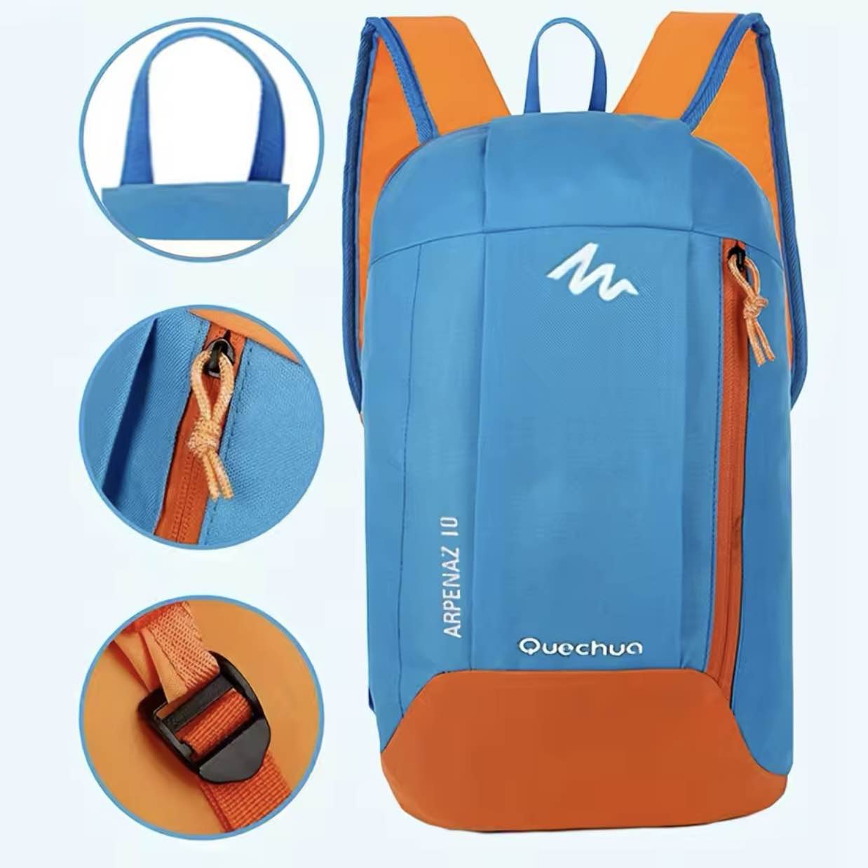 Quechua 10L Travel Backpack Waterproof Bag For Gym Class Sport. 
