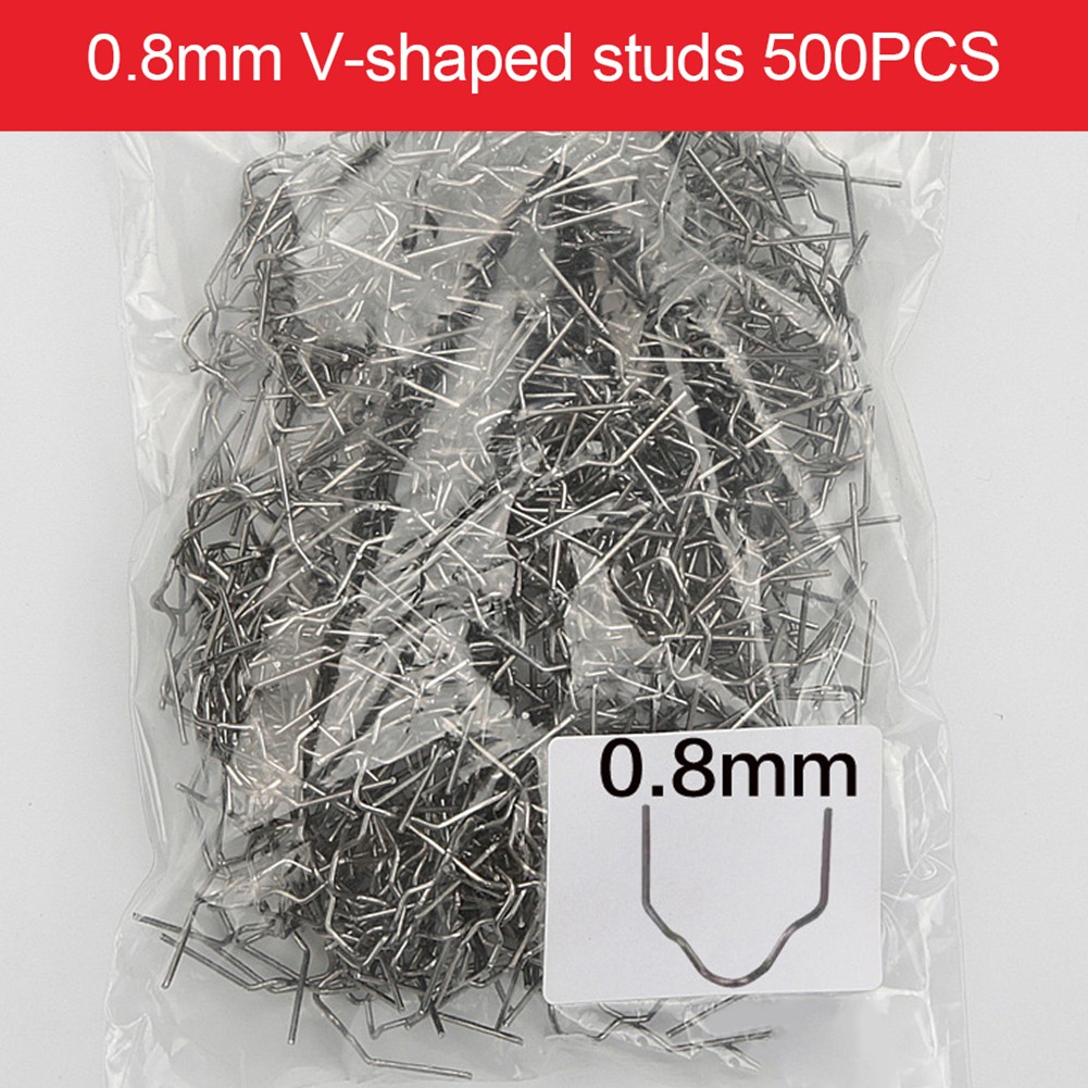 500PCS Hot Stapler Staples For Car Bumper Repair Welding Machine Plastic Welder Automotive  Repair Machine Welding Wire Kit. 