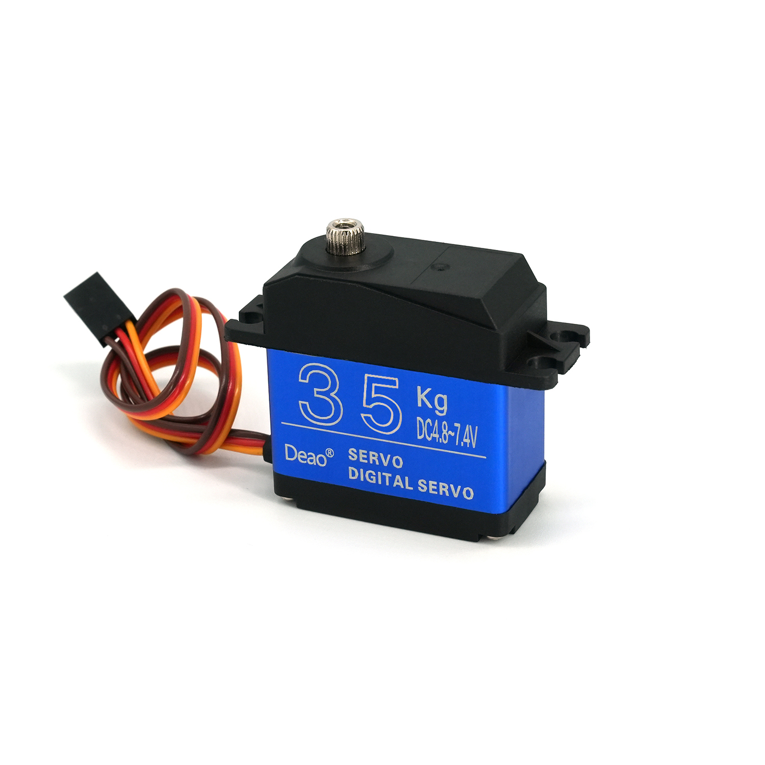 KingVal 20KG Metal Gear Digital Servo - High Torque RC Servo For 1/8 1/10 1/12 Scale Cars, 180 Degree Control, Waterproof