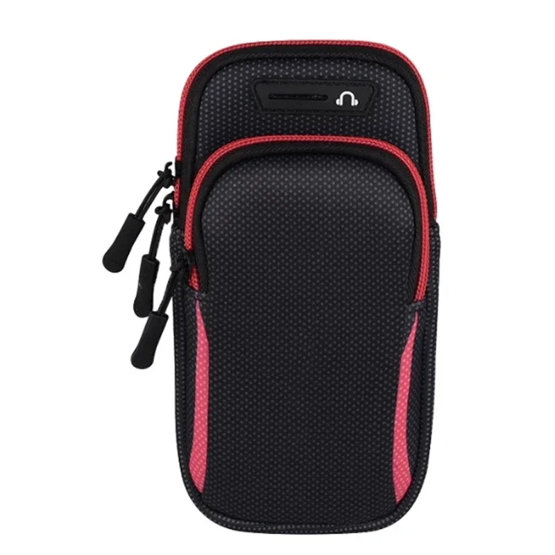 New Phone Arm Bag with Headphone Jack Waterproof Breathable Sports Running Bag Gym Mobile Phone Holder mp3 mp4 Bags PU Hand Bag. 