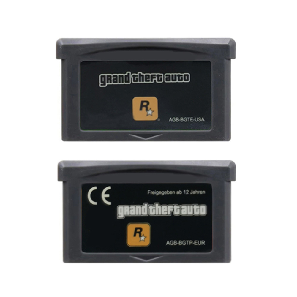 GBA Game Cartridge 32-Bit Video Game Console Card Grand Theft Auto