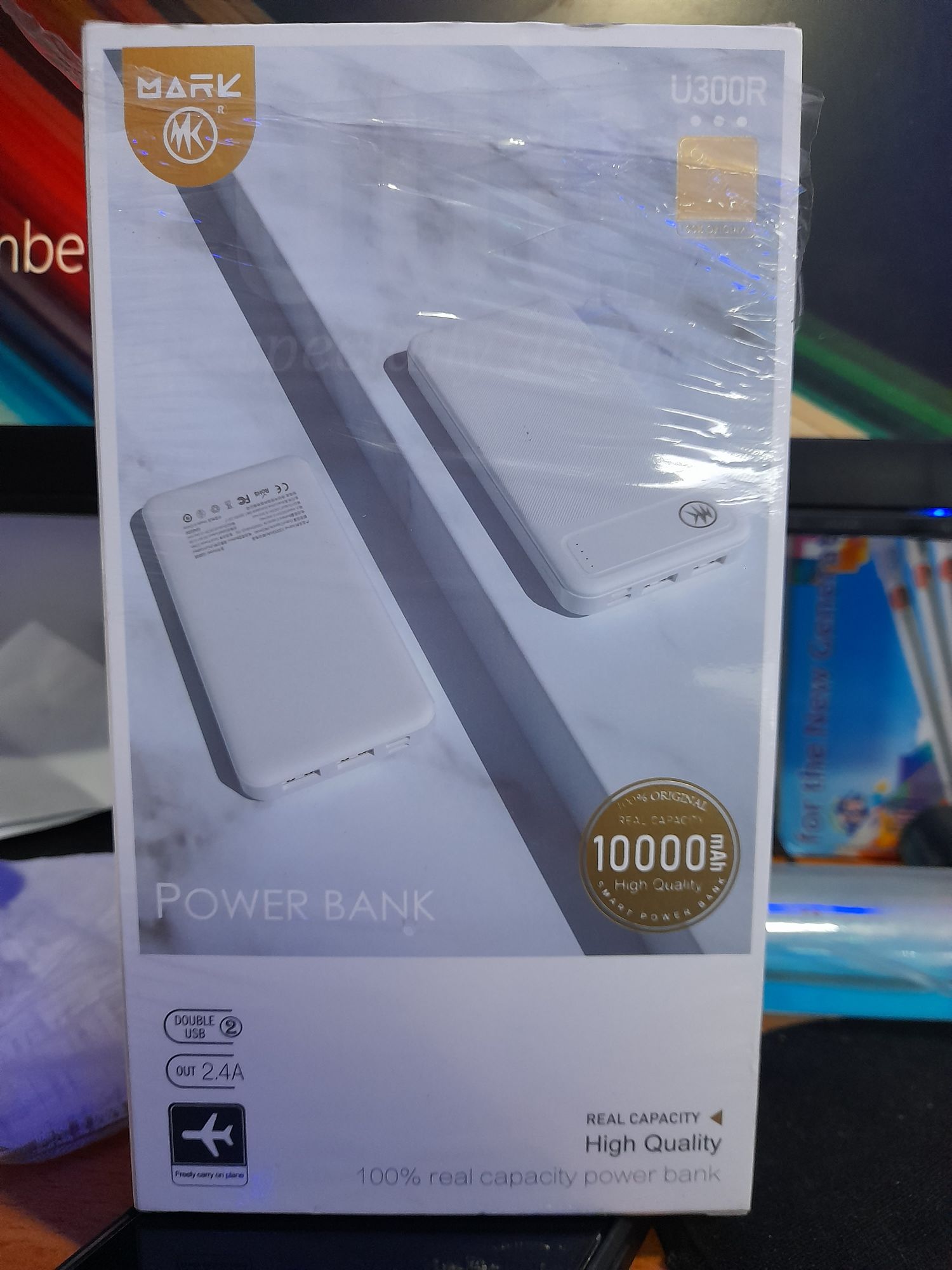 Power bank 10000mah Mark brand- high quality real capacity. 