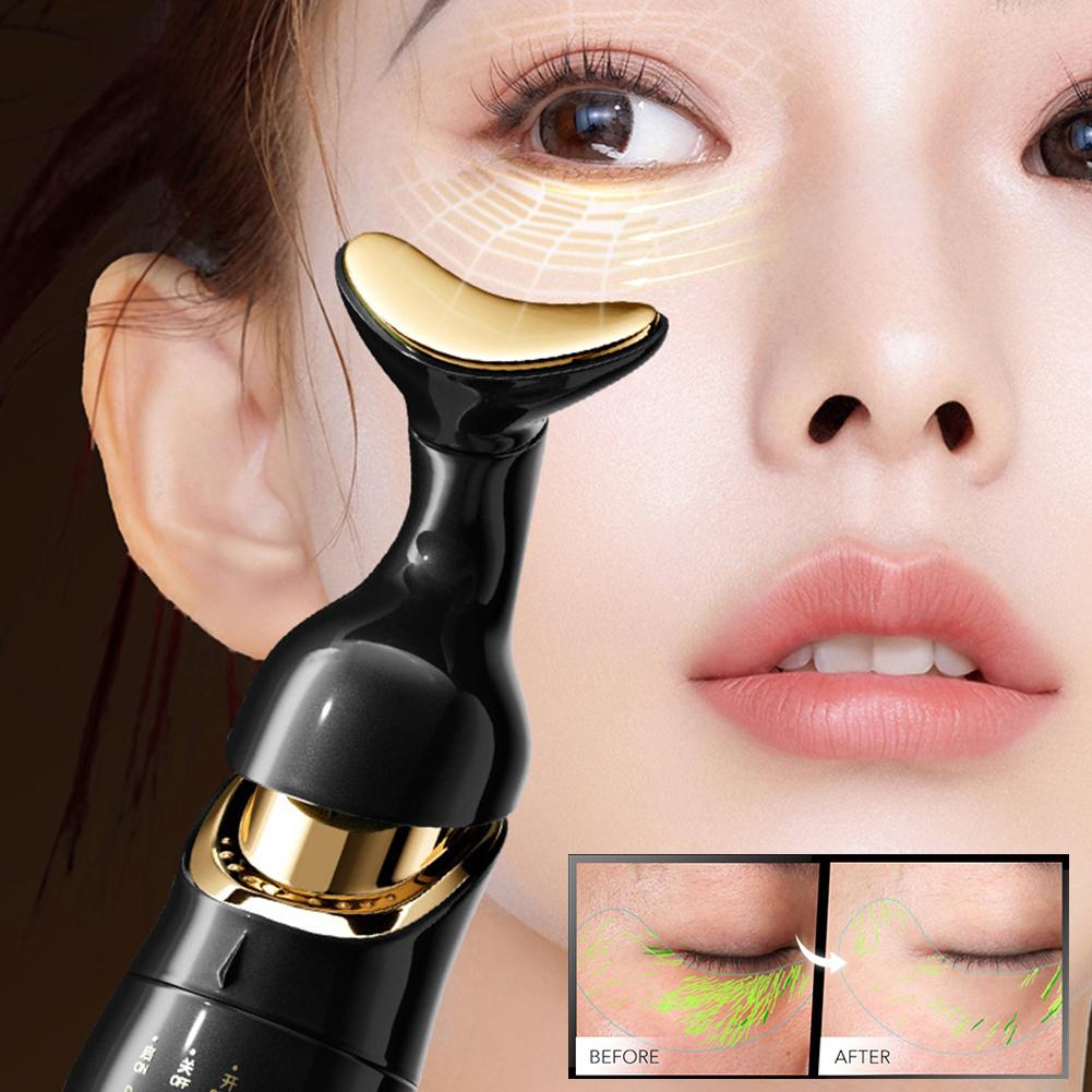 3 In 1 Face Massager Neck Facial Eye Massage V-line Face Lifting Massager Anti Aging Wrinkle Removal Skin Beauty Device For Home. 
