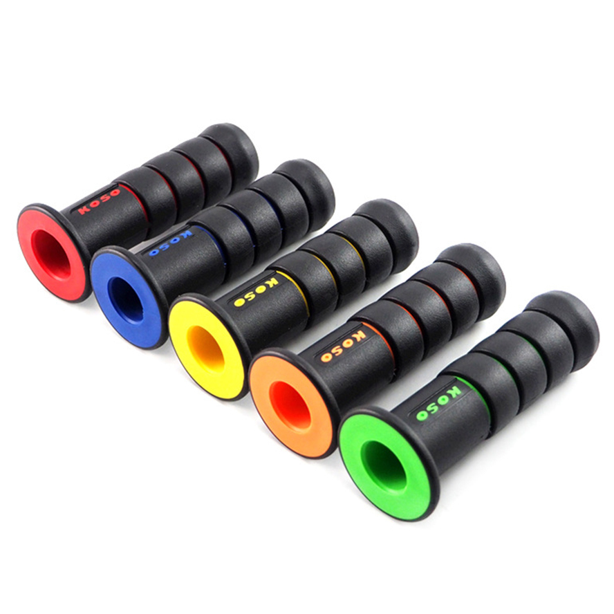 Motorcycle KOSO Handlebar Grips PVC Motocross Handle Bar Rubber Hand Grip Dirt Bike Universal For YAMAHA KAWASAKI HONDA SUZUKI. 