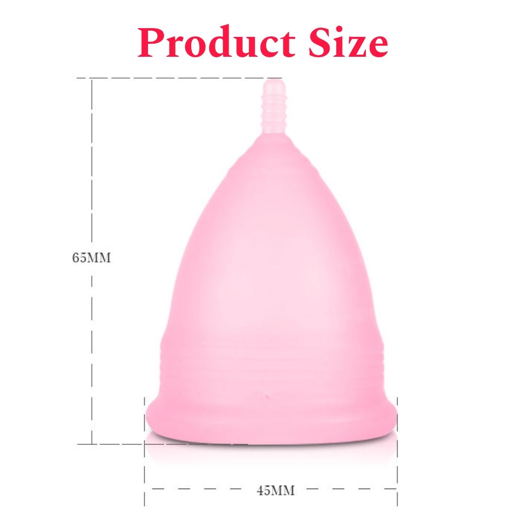 Reusable Medical Grade Period Cup for Menstrual and Feminine Hygiene Leakage prevention silicon monthly cup. 