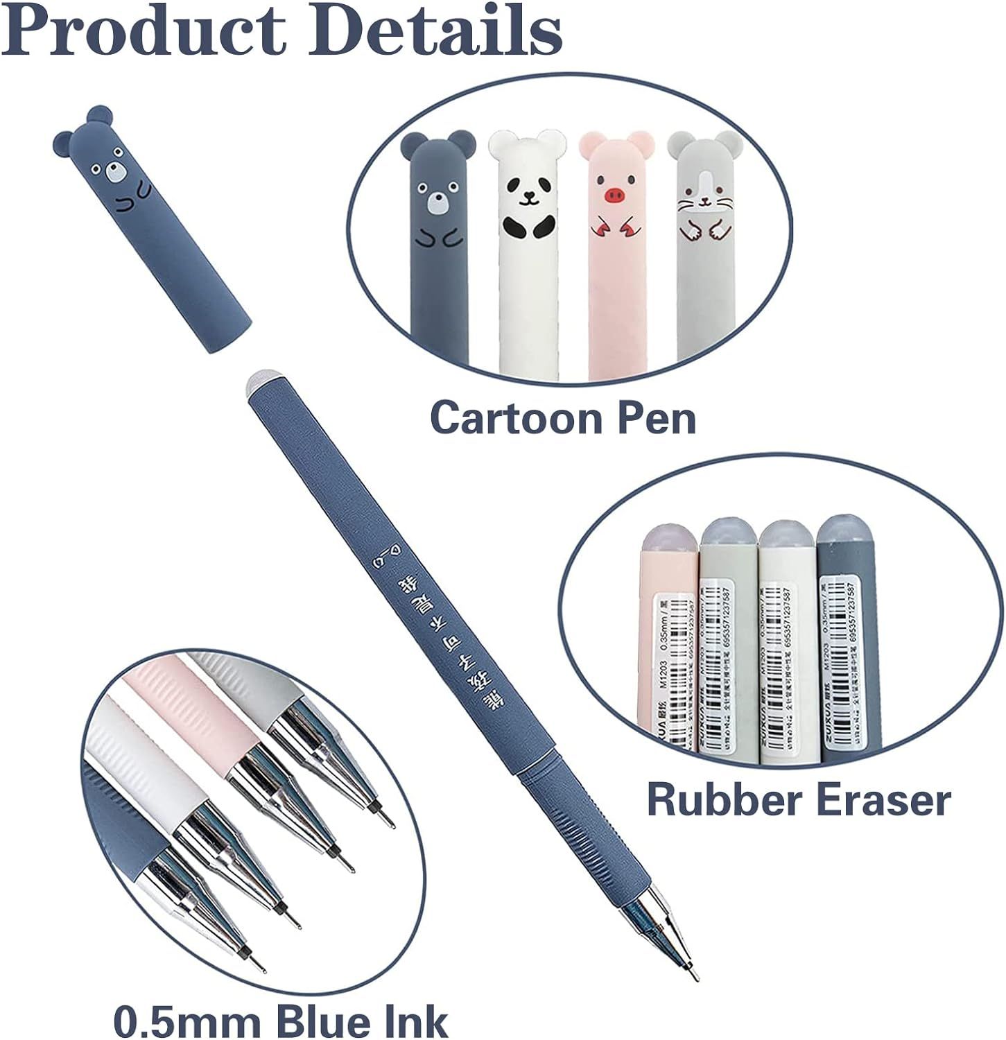 Kawaii Pencil Case Cute Pencil Case Aesthetic Cute Pencil Pouch Cute  Stationary Kawaii School Supplies for Teen Girls (Off White-B)… - Yahoo  Shopping