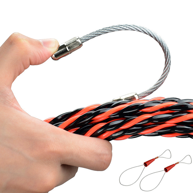 30M 5mm Cable Puller Threader Electrical Wire Threading Device Running Puller Snake Installation - View #4