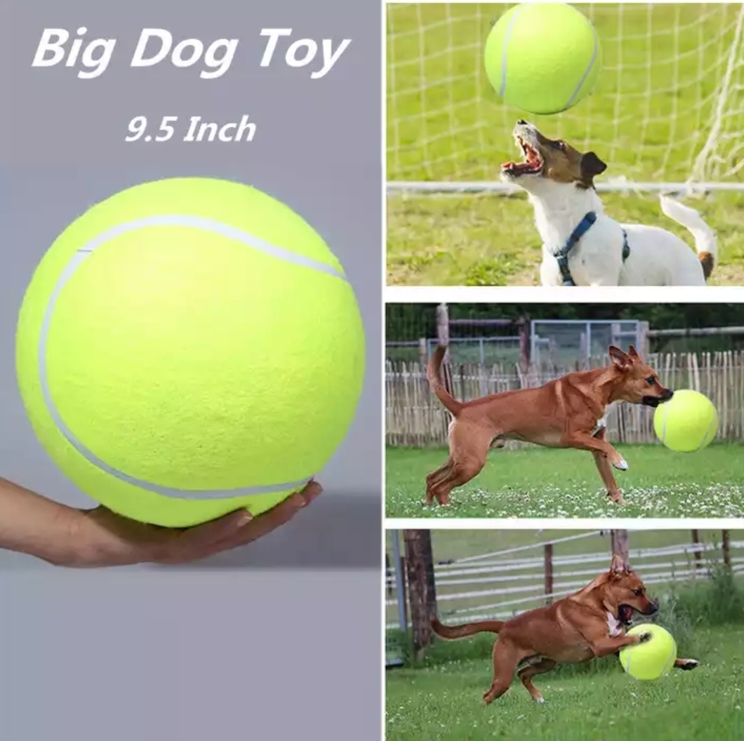 Inflatable Tennis Balls for Signature Children Adult Pets Dogs Cats for Fun Shipped Deflated URBEST Oversize Giant Tennis Balls 