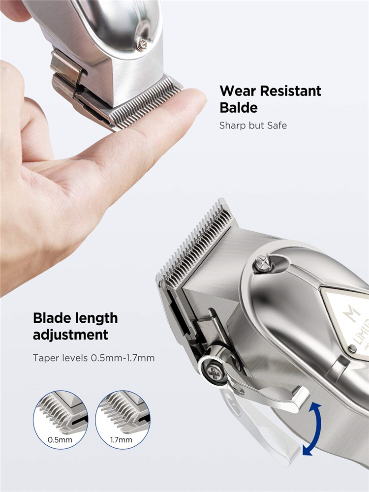 Limural Hair Clippers for Men Professional Hair Cutting Kit Beard Trimmer Barbers Cordless Close Cutting T-Blade Trimmer Kit. 