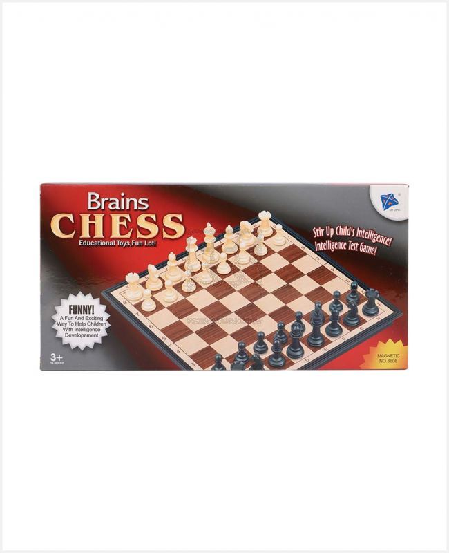 Brains Magnetic Chess Set With Foldable Chessboard - 8308