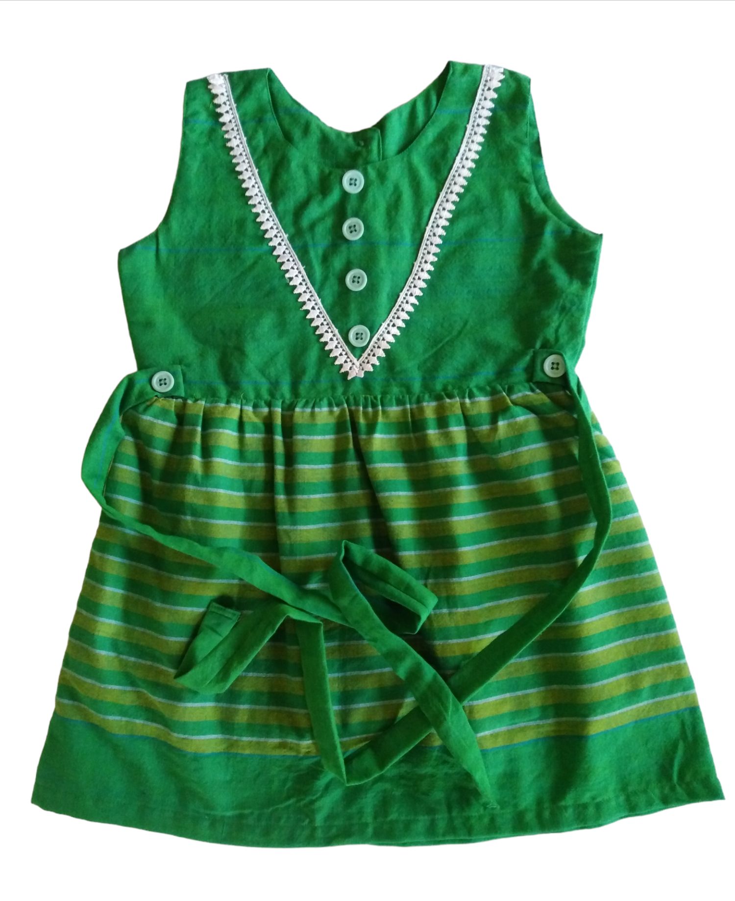 green frock