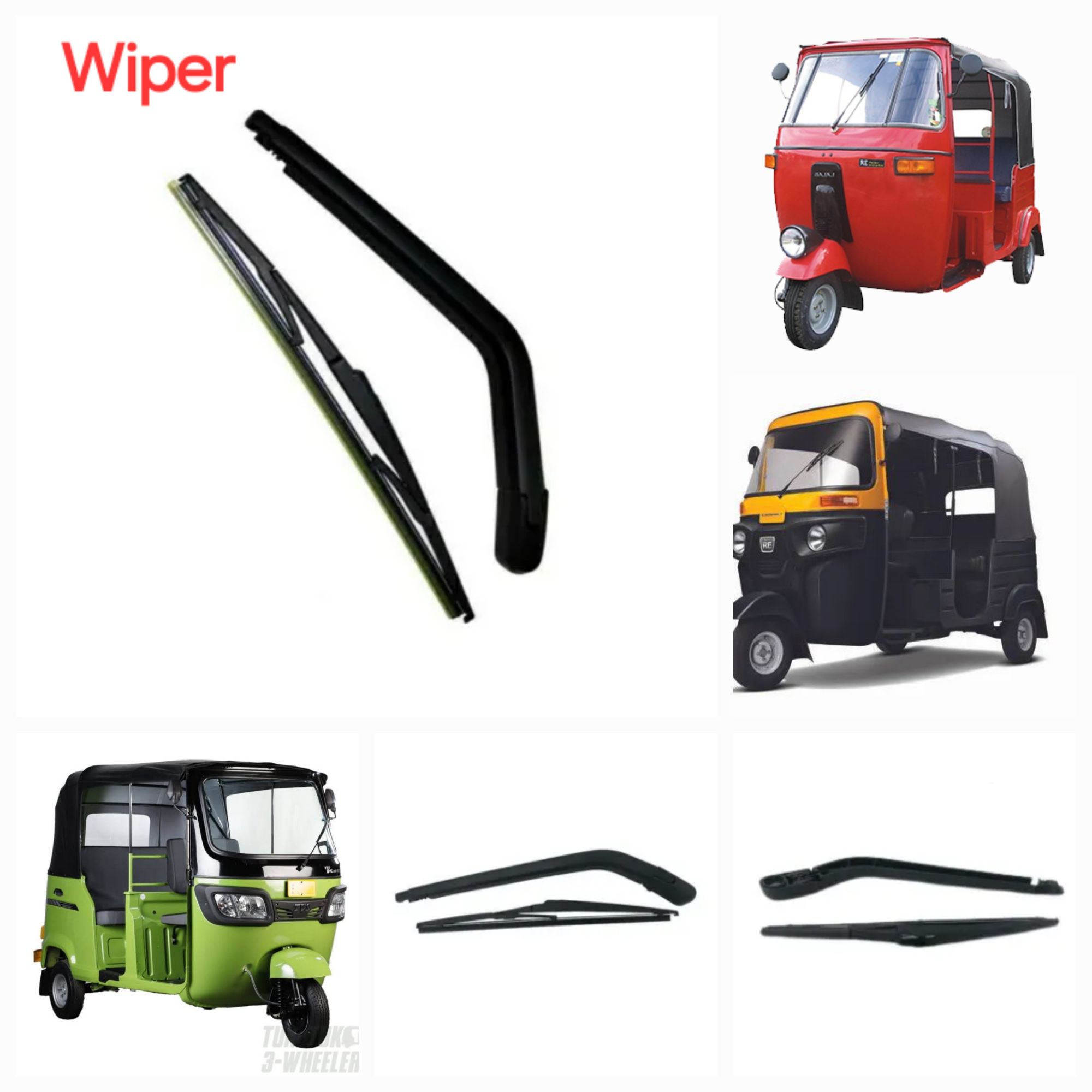 Hybrid Car Wiper for All Three wheel
(TVS & BAJAJ)