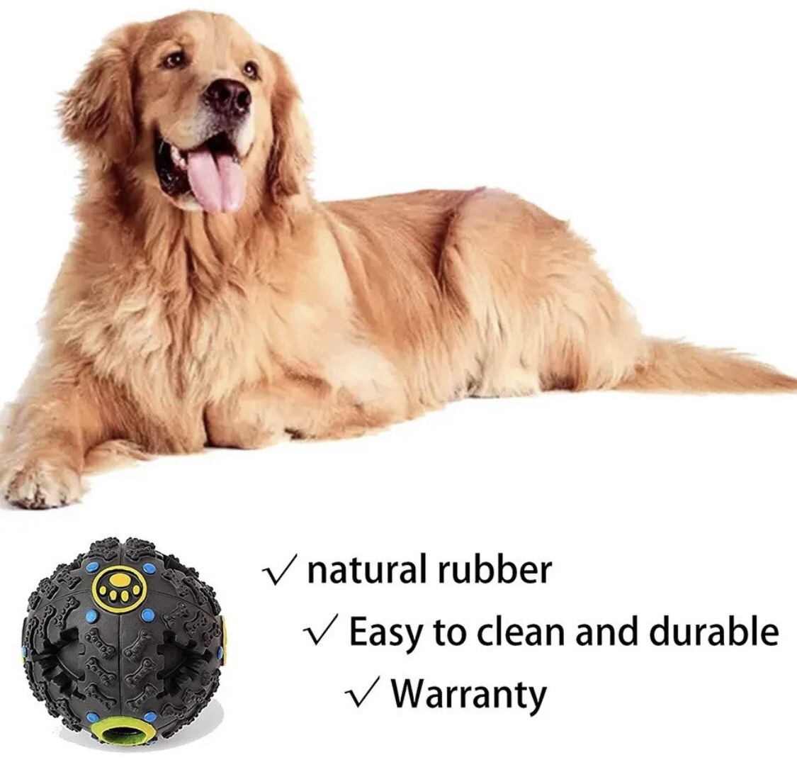 Pet Puppy Fetch Large 14 cm Ball Squeaky Toy Treats and Chews Store Food Dog Supplies Toys. 