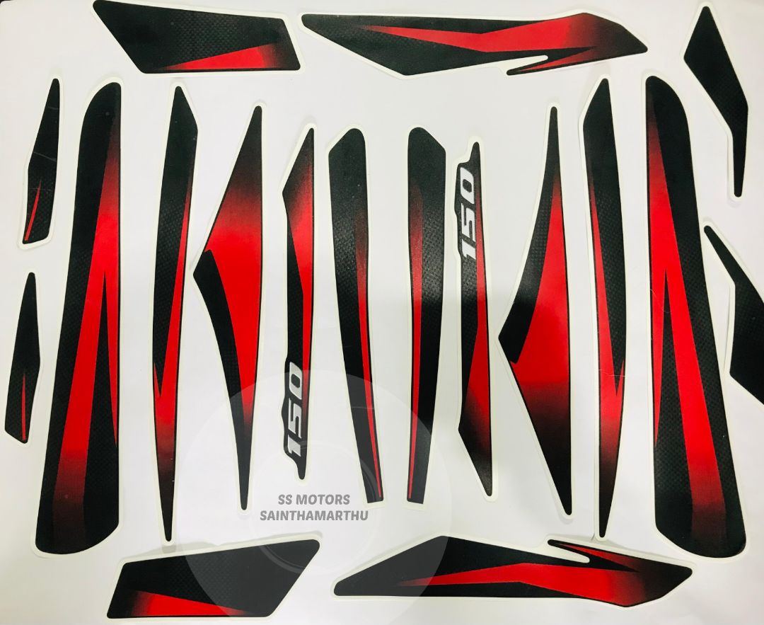 Pulsar 125 Pulsar 150 Red Sticker Hrbull Sticker Pulsar 150