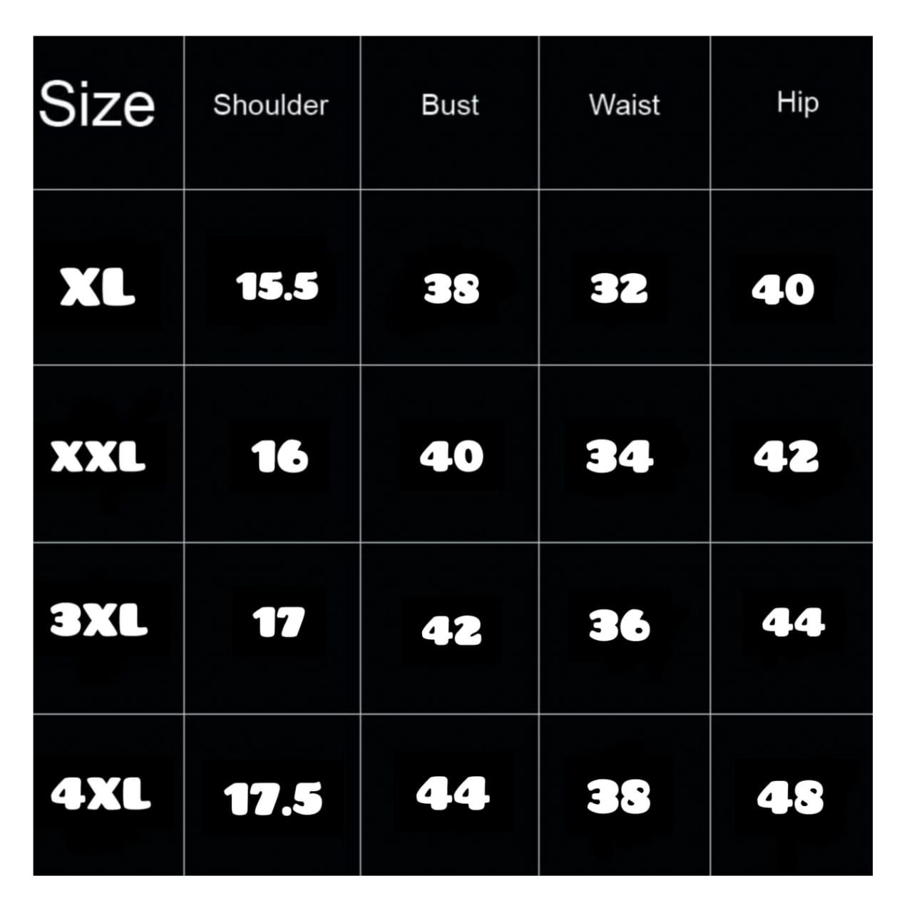 Size Chart - Adult Unisex Hoodies – Jupmode