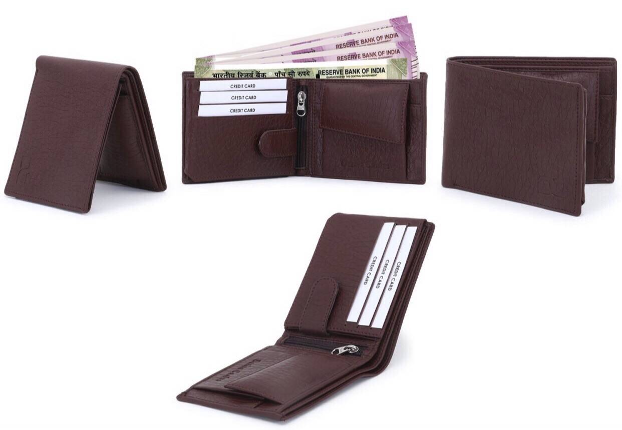 Shop Generic CONTACT'S Men's Wallet Genuine Leather Clutch Man Walet Brand  Luxury Male Purse Long Wallets Zip Coin Purse 6.5
