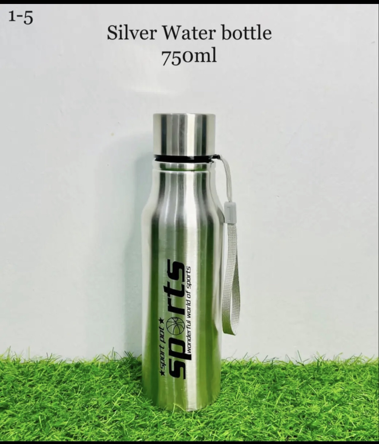 500ml/750ml/1000ml Stainless Steel Water Bottle with Handle Thermo Cup Portable Hot Cold Water Bottle for Cycling Sports Travel. 