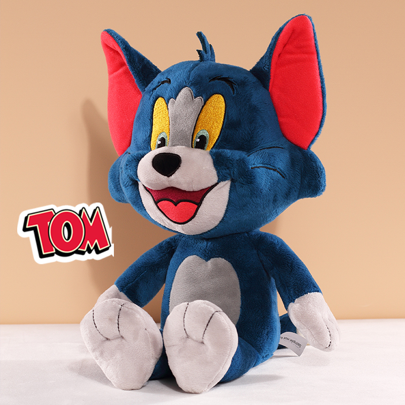 Tom And Jerry Plush Toy Cartoon Movie Cat Tuffy Nibbles Mouse Plushies Stuffed Animals Soap Action Figure Studio Doll Toys. 