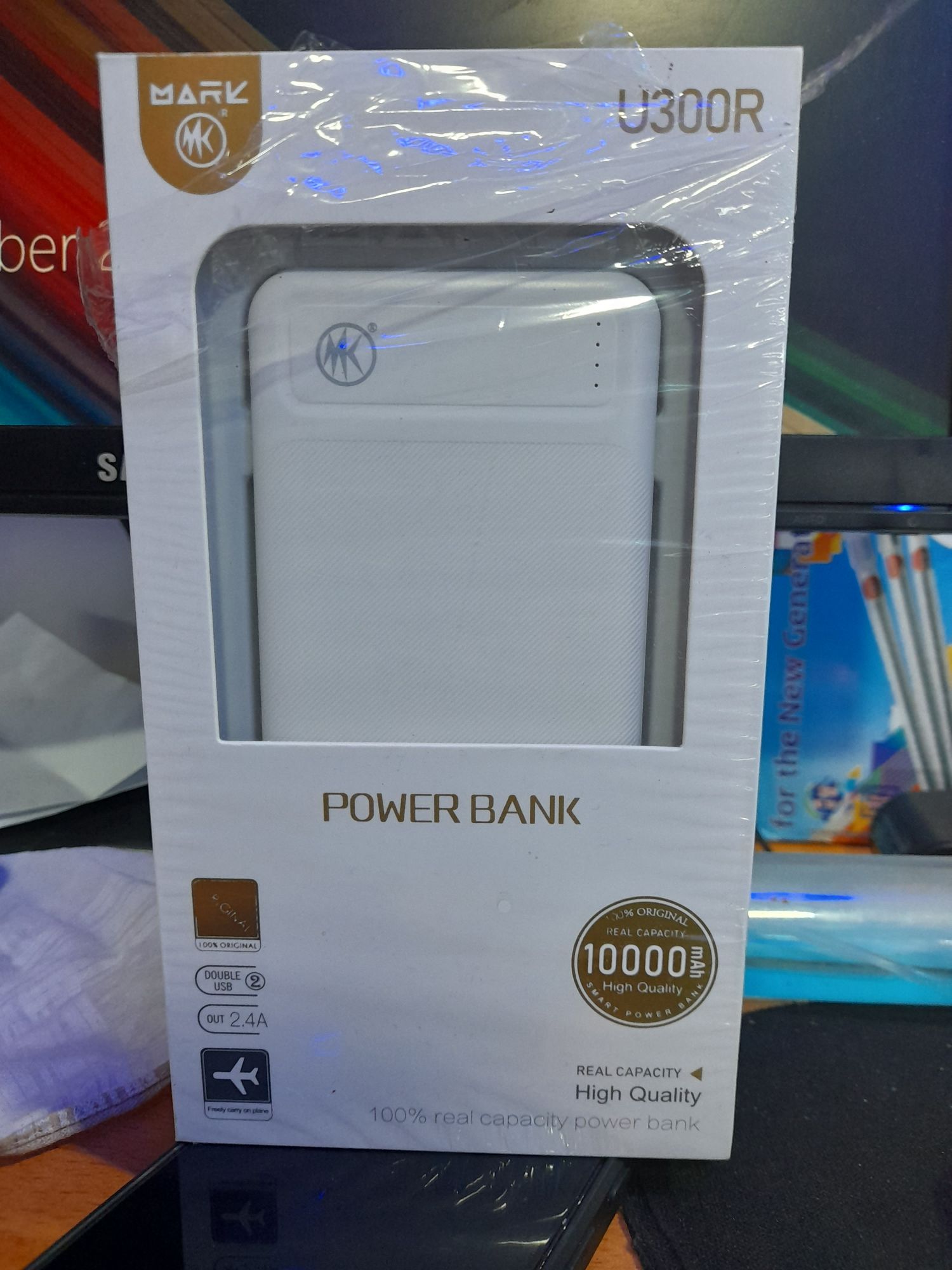 Power bank 10000mah Mark brand- high quality real capacity. 