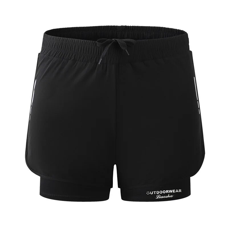 5/1Men's Aloe Pants Athletic Shorts Two-Layer Swim Trunks: Stylish, Quick-Drying & Comfortably Fit for Beach, Pool & Hot Spring!. 