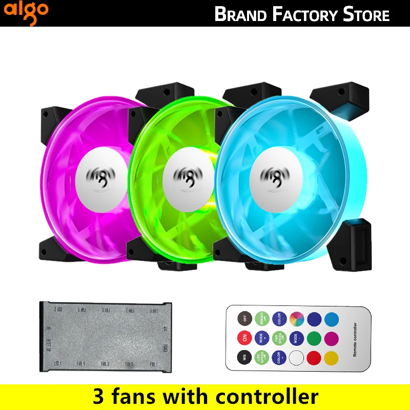 Aigo MG 120mm Case Fan RGB Heatsink Pc Gamer 4pin12v Aura Sync 12v ...