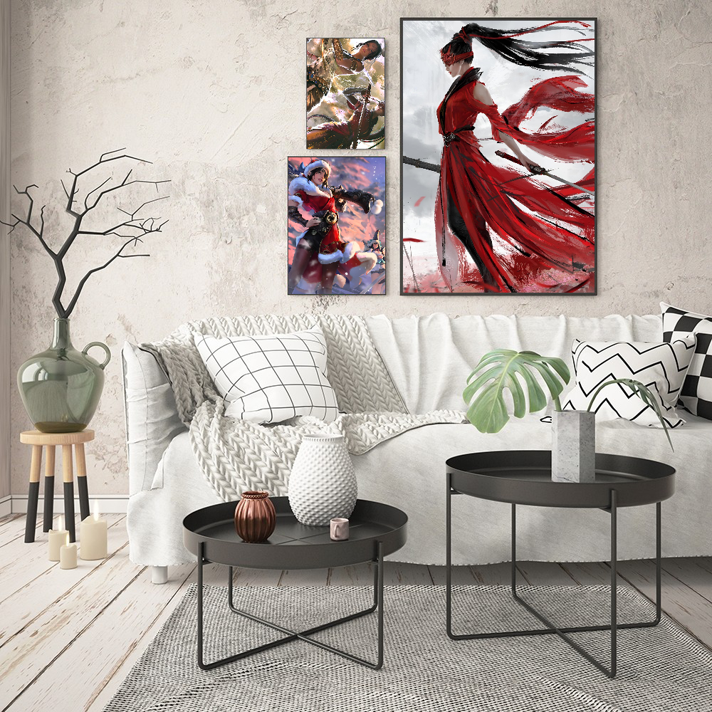 1pc Hot STEAM Geam Naraka Bladepoint Poster HD Posters Home Room Bar Cafe Decor Art Wall Painting Picture. 